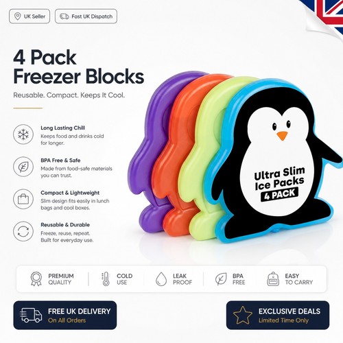 Pack freezer blocks - 4,