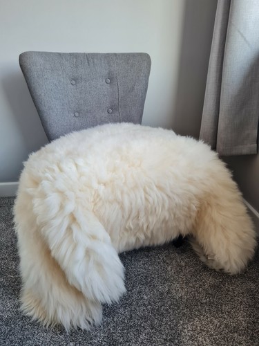 Natural sheepskin rug extra - sheepskin,
