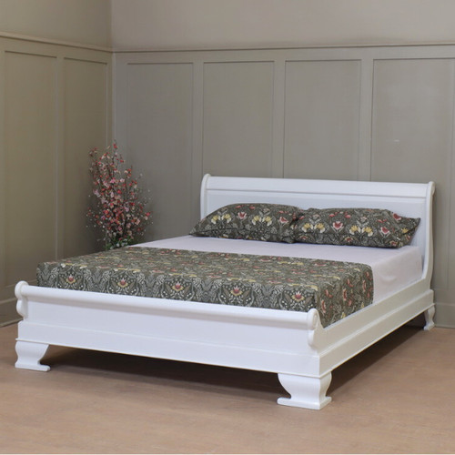 Sleigh bed frame low - sleigh,