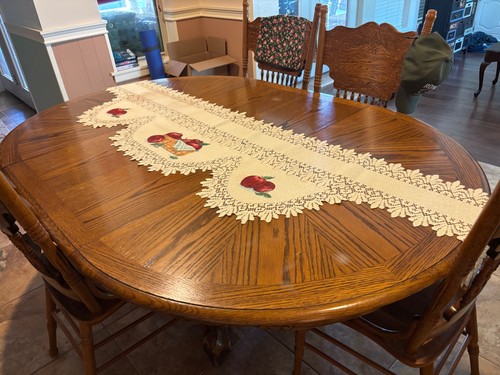 Lace table runner mat - lace,