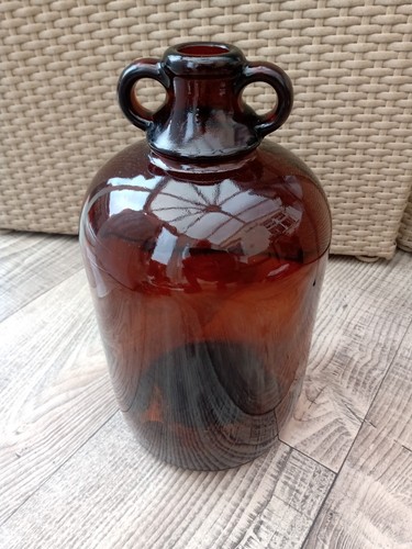 Brown demijohn vintage - x,