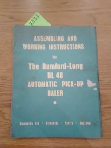 Bamford automatic pick - automatic, up