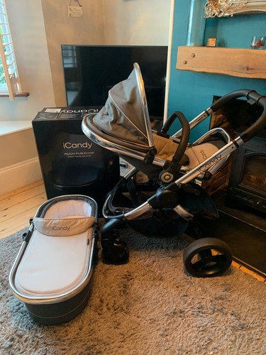 Icandy peach pram truffle - icandy,