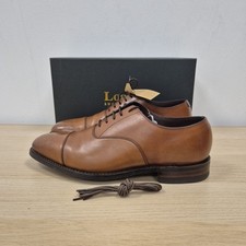 Loake Aldwych Brown Calf Leather Dress Derby Formal England Shoes Size Uk 9.5