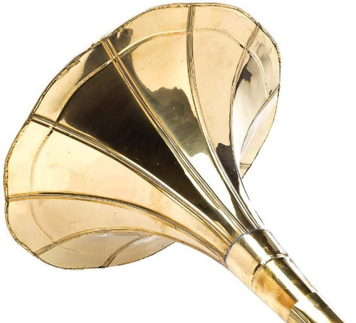 Gramophone brass horn - brass,