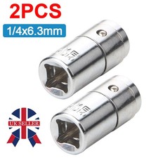 2X 1/4" square hole to 1/4"