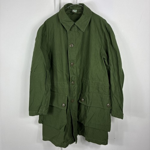 Swedish green military coat - green,
