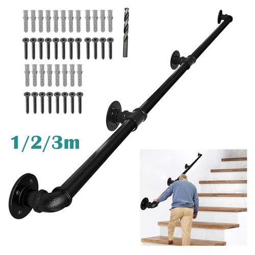 Metal handrail stair rail grab - handrail,