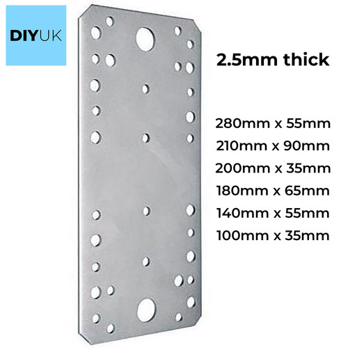 Flat brackets 5mm heavy - brackets, duty
