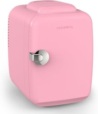 pink mini fridge 4l portable