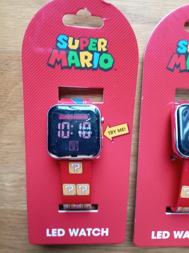 Super mario red led digital - super,