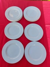 6 x small white Churchill Side Plates hotel restaurant 6 1/2 inch