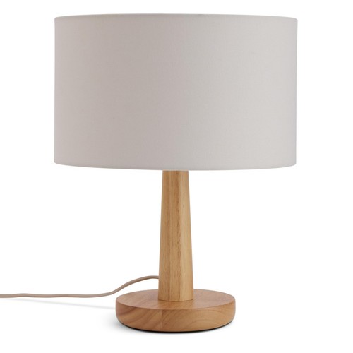 Table lamp habitat wood - table, walnut