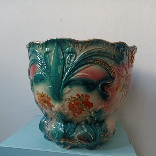 Antique jardiniere plant - jardiniere, pot