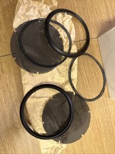 Radiomobile Speaker Grills NOS 1960’s Pair Unused V Rare Classic Car part