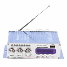 USB MP3 DVD CD FM Hi-Fi Car Stereo Digital Remote Power Amplifier Blue