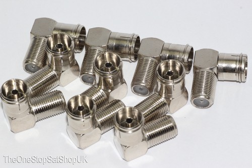 Right angled f connector - 10,