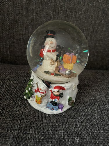 Vintage snow globe snowman - vintage,