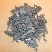 LEGO 500G Dark Grey  TECHNIC Bricks Plates  Arches Round Pieces Tiles Slopes