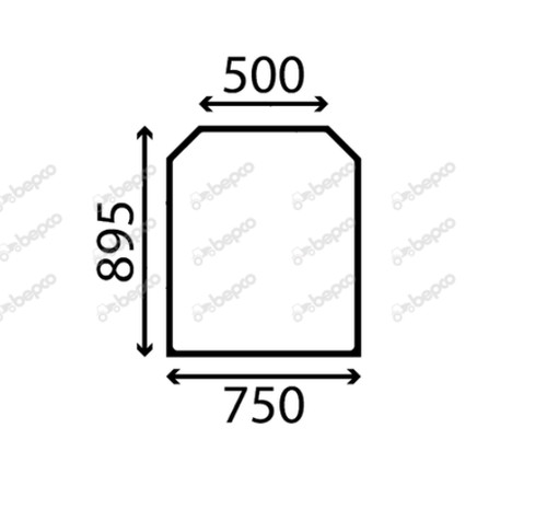 For jcb teletruk windshield - for,