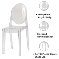 GHOST CLEAR PLASTIC CHAIR