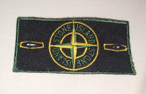 Stone island green edge badge - stone,