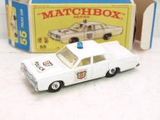 Matchbox Regular Wheels Mb.55d Mercury Police Car.