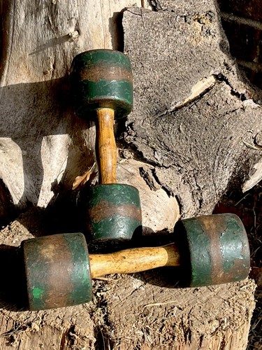 Vintage french dumbells - vintage,