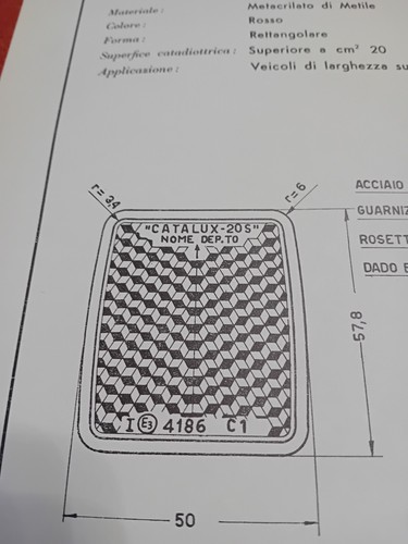 Approval card reflector fiat - reflector,