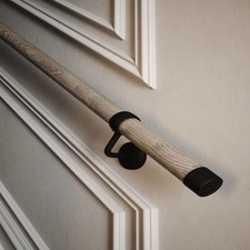 Woodworx Stair Handrail Kit Premium Driftwood Indoor Easy Install Set - 3.6m