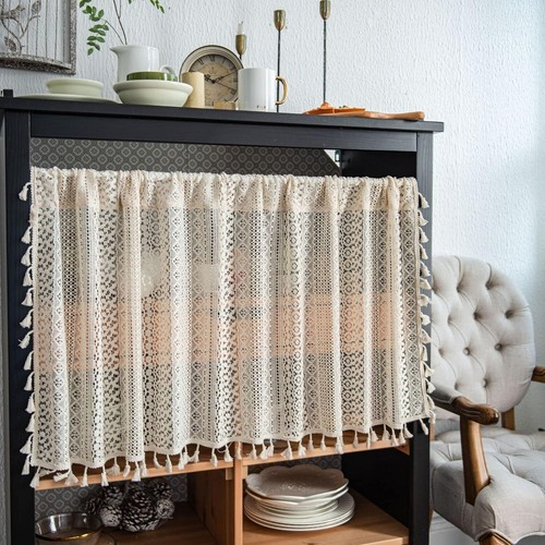 Vintage crochet short - vintage, curtain
