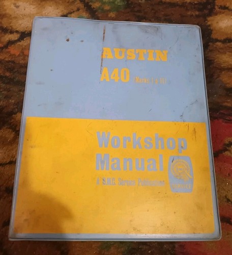 Austin a40 mk1 - mk1, service
