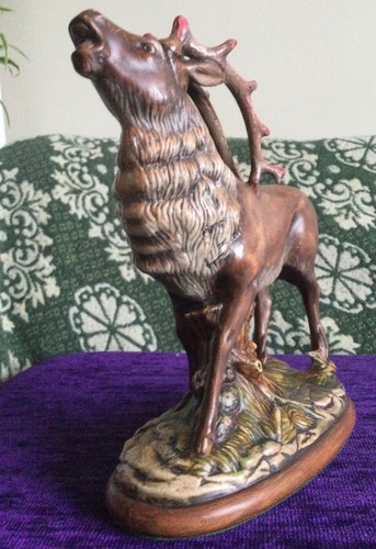Vintage stag ornament - vintage,