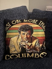 Columbo Retro Film Series Peter Falk Cushion