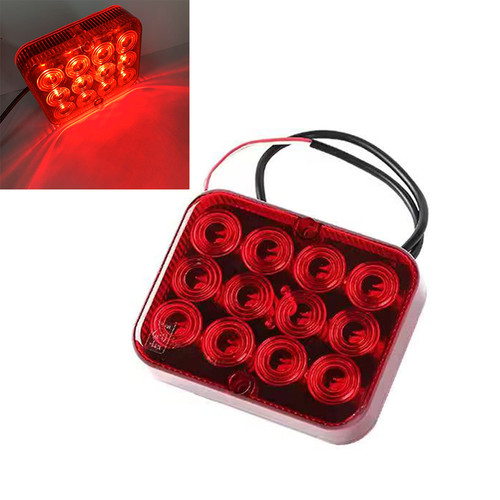 12led red rear trailer - trailer, fog