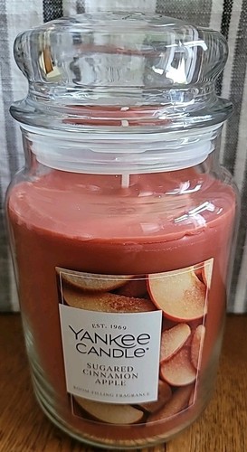 Yankee candle sugared - candle, cinnamon