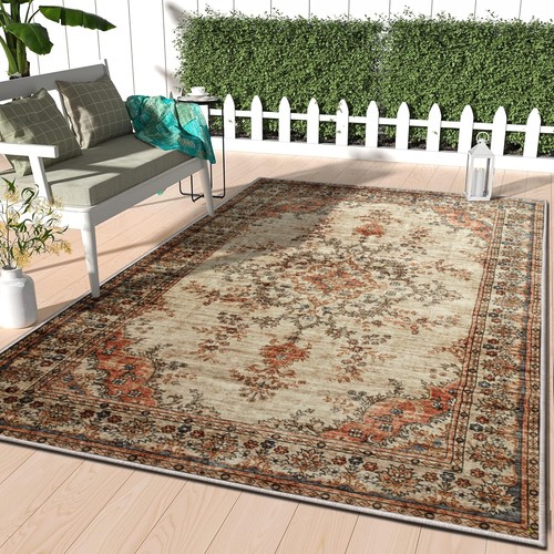 Large area rug non slip - non, indoor