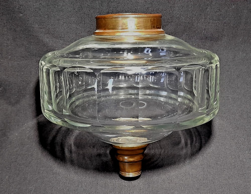 Antique heavy slice cut glass - antique,