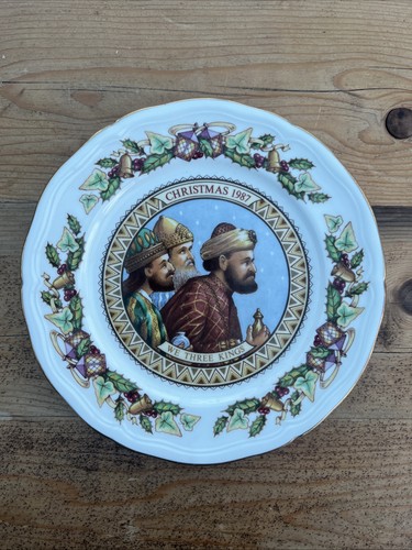 Aynsley plate christmas 1987 - aynsley,