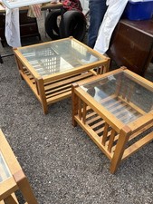 Laura Ashley Garret Square Coffee Table and 2 Side Tables
