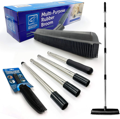 Rubber broom long - rubber,