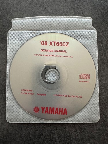 Yamaha xt660z 2008 - xt660z, cd