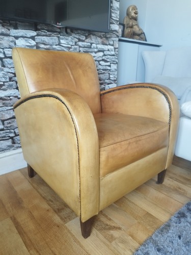 Art deco 1940 - 's, leather