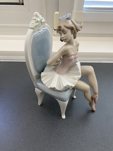 Lladro ballerina sitting - sitting, a