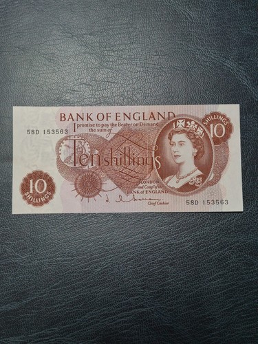Ten shilling note bank of - -,