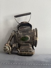 Lucas Petroleum Silver King Vintage Bicycle Oil Lamp 1879-1920 Original Conditio