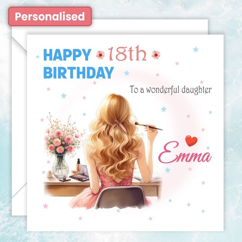 Personalised birthday card - personalised,