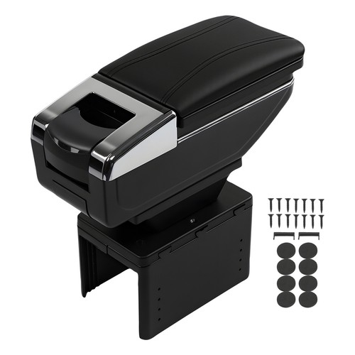 Armrest storage box leather - armrest,