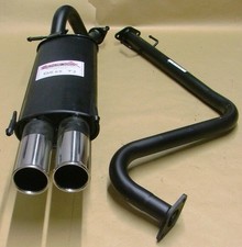 MG ZR 1.4i & 1.8i Sportex Exhaust System inc Race Tube - Twin 3"