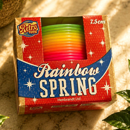 Retro toys rainbow spring - retro,